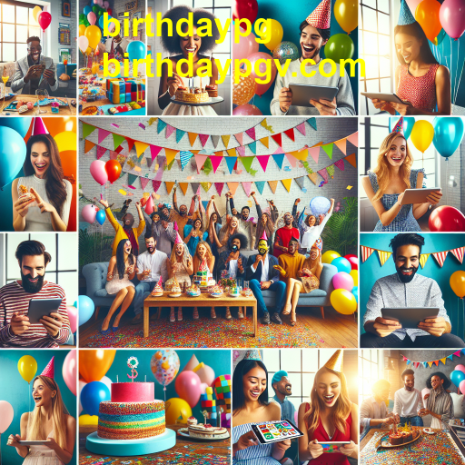 Celebre em Grande Estilo: A Magia dos Jogos de Festas no birthdaypg